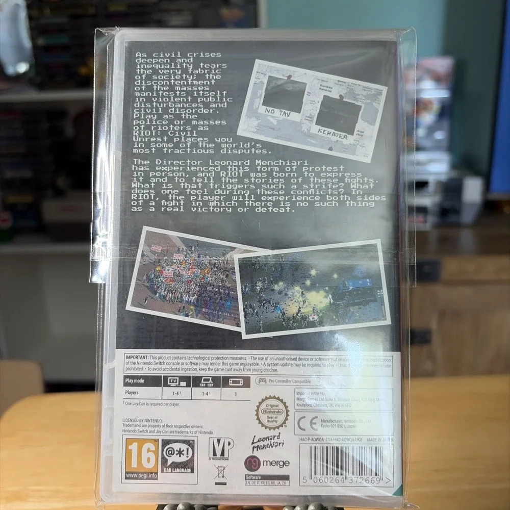 Riot: Civil Unrest (Nintendo Switch, 2019) - BRAND NEW SEALED - PAL